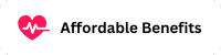 Affordable benefits icon