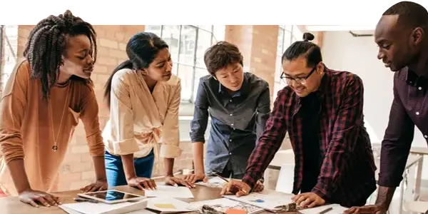 Startup business meeting